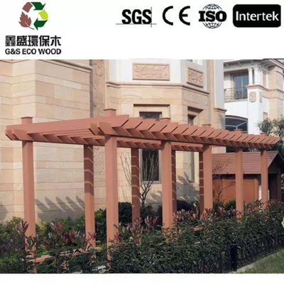 Odporny na pleśń materiał kompozytowy Pergola Pergola WPC 5,4M 5,9M