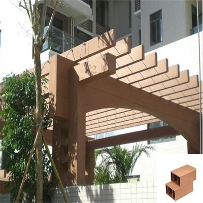 2.9M OakAnti Corrosion WPC Drewniany Patio Pergola Materiał kompozytowy na pergolę