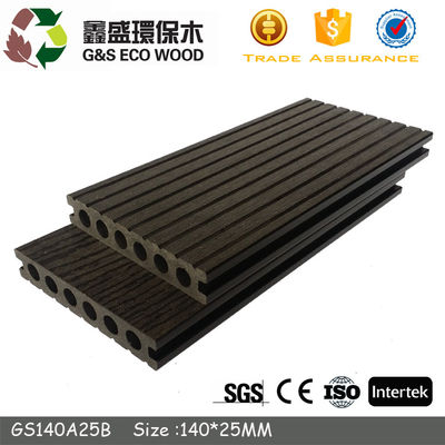 157 x 22 mm Park WPC Hollow Decking Trwałe deski tarasowe Hdpe