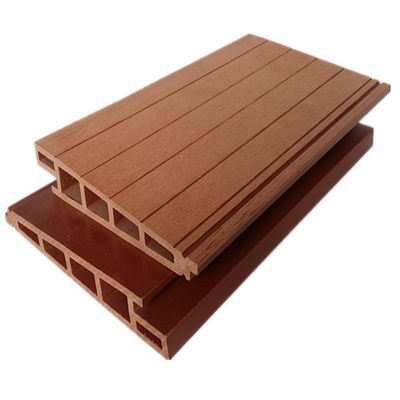 117 X 14 MM Wood Plastic Composite Flooring Rysunek Wpc Zewnętrzna okładzina ścienna