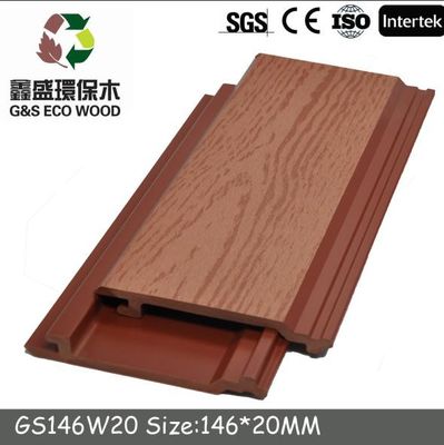 117 X 14 MM Wood Plastic Composite Flooring Rysunek Wpc Zewnętrzna okładzina ścienna