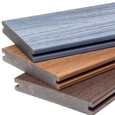 Chodnik Podłogi kompozytowe z szarego drewna z tworzywa sztucznego WPC Anti Uv 3d Composite Decking