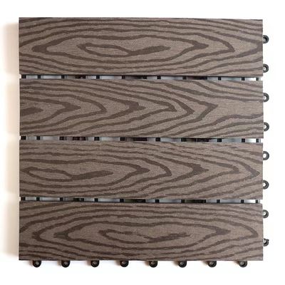 Anti Pests WPC DIY Decking 140 X 40mm Hollow Diy Composite Decking Tiles