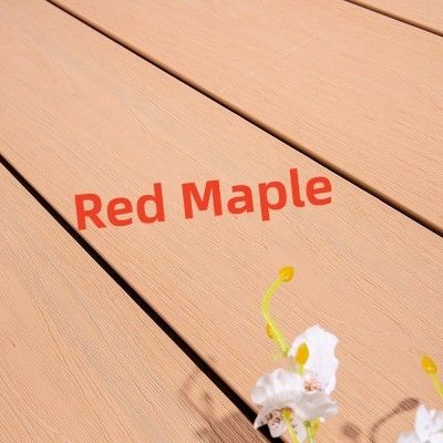 Odporne na warunki atmosferyczne drewno tekowe WPC Outdoor Decking Anti UV Plastic Composite Tarcica
